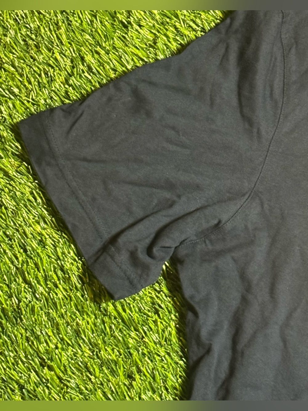 adidas Navy Short-Sleeve Originals Logo Tee with Yellow Accents - Picture 4 of 5